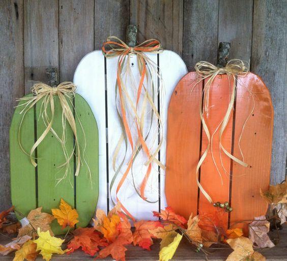 Make-n-Take - Pallet Pumpkin