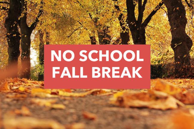 Fall Recess Begins